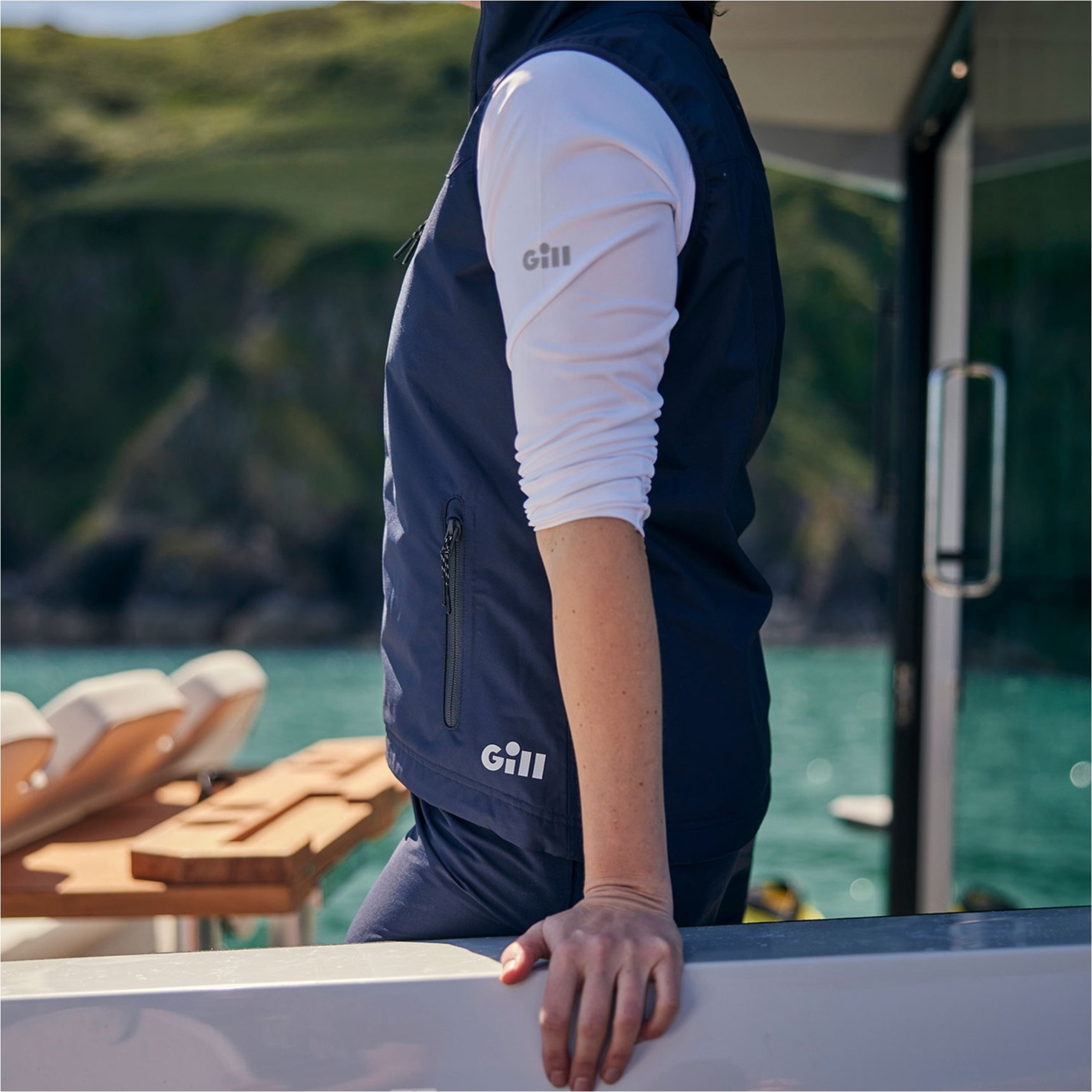 Gill Pilot 2026 Kvinders Veste CC92GW - Navy